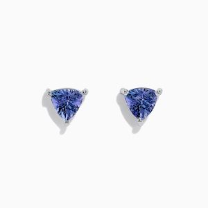 Tanzanite White Gold Earrings